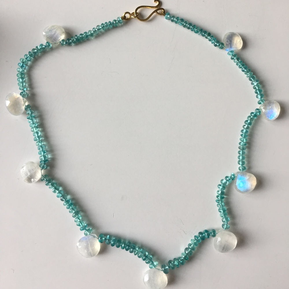 Blue stone necklace